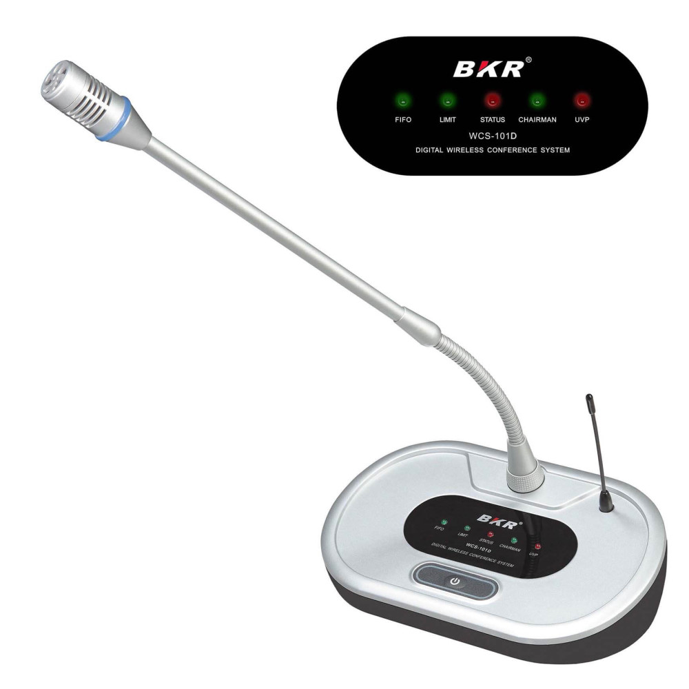 Микрофонный пульт делегата беспроводной clevermic BKR WCS-101D Silver