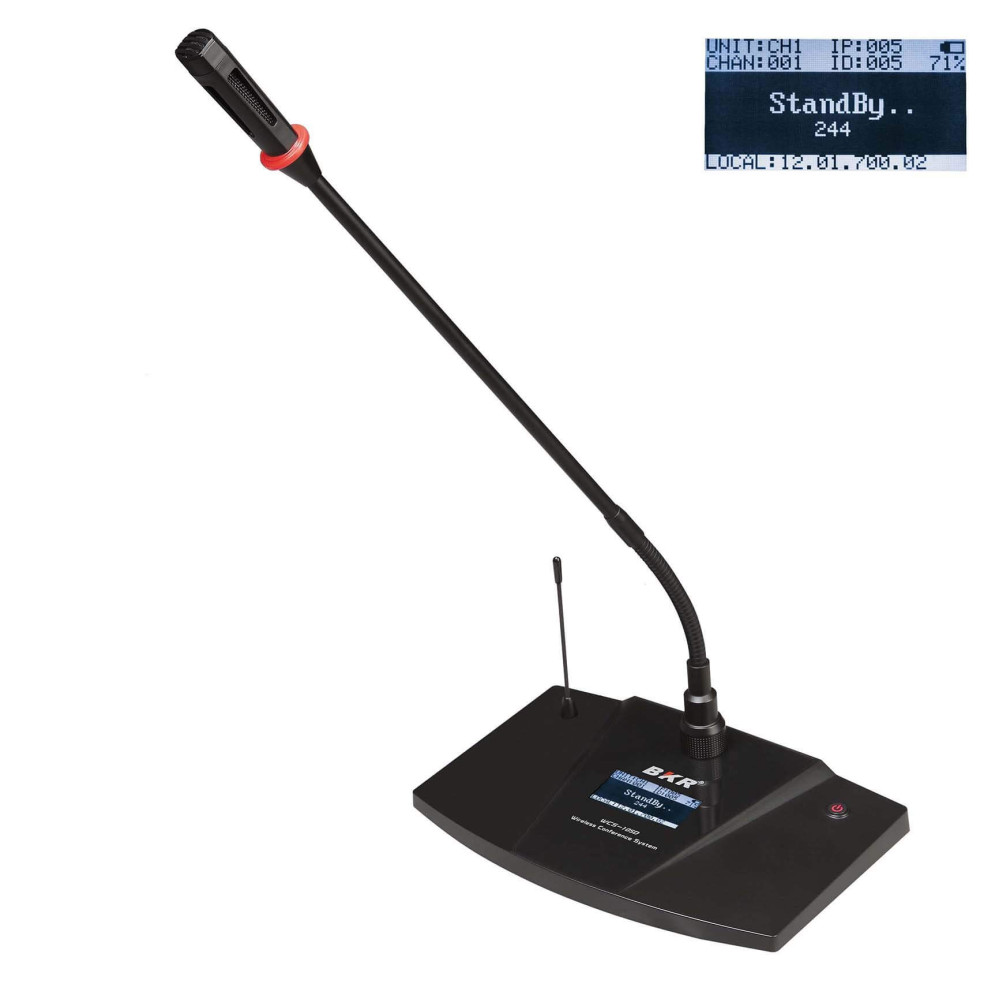Микрофонный пульт делегата беспроводной clevermic BKR WCS-105D